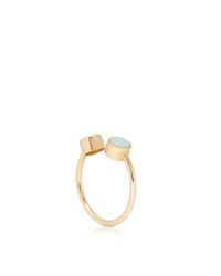 Ginette NY | Blue Double Amazonite Cabochon Ring | Lyst