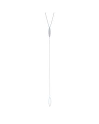 Anne Sisteron - Metallic 14kt White Gold Diamond Monaco Lariat Necklace - Lyst