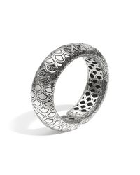 John Hardy | Metallic Naga Cuff With Black Sapphire | Lyst