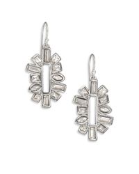 Alexis Bittar | Metallic Miss Havisham Framed Drop Earrings | Lyst