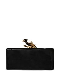 Roberto Cavalli | Black Large Paradise Bird Perspex Clutch | Lyst
