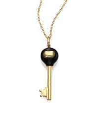 Ippolita | Metallic Black Onyx & 18k Yellow Gold Large Key Charm | Lyst