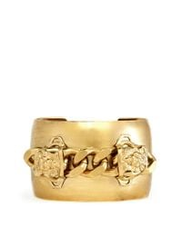 Ela Stone | Metallic Lionnie Chain Embellished Adjustable Cuff | Lyst