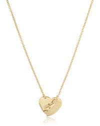 Marc By Marc Jacobs | Metallic Broken Hearted Necklace | Lyst