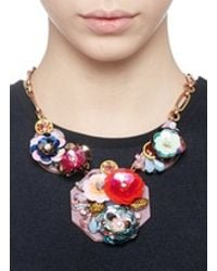 J.Crew | Multicolor Blooming Sequin Paillette Bib Necklace | Lyst