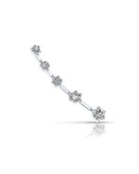 Anne Sisteron - Metallic 14kt White Gold Diamond Organic Ear Cuff - Lyst