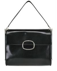 Roger Vivier | Black Patent Shoulder Bag | Lyst