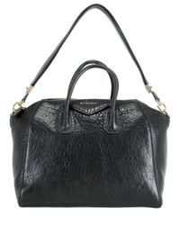 Givenchy | Black Antigona Medium Grain Boston Bag | Lyst