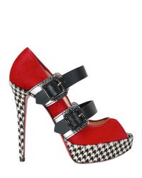 Christian Louboutin | Red Bikiki 140 Pony Pumps | Lyst