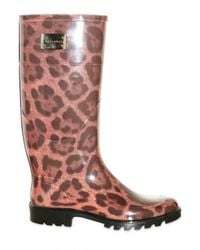 Dolce & Gabbana | Multicolor Rubber Boots | Lyst
