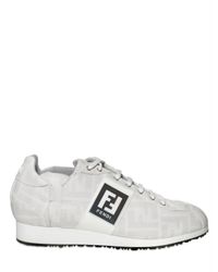 Fendi | White Softy Side Logo Sneakers | Lyst