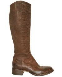 Rocco P | Brown 30mm Tejus Print Leather Boots | Lyst