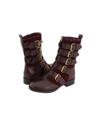 Lyst - Marc By Marc Jacobs Leather Boots in Red