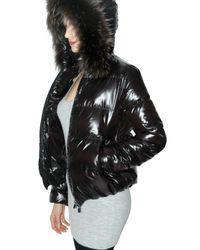 Duvetica | Black Adhara Fur Down Jacket | Lyst
