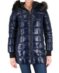 Duvetica | Blue Cirene Fur Long Down Jacket | Lyst