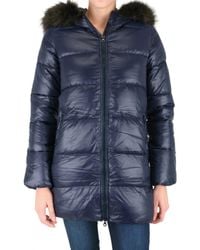 Duvetica | Blue Kappa Long Furr Down Jacket | Lyst