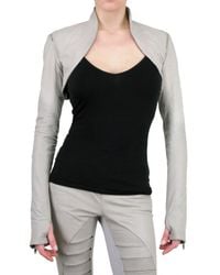 Gareth Pugh | Gray Bolero Leather Jacket | Lyst