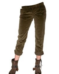 Novemb3r | Green Courdoroy Trousers | Lyst