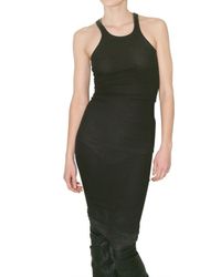 Rick Owens | Black Tank Dress | Lyst