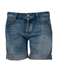 Citizens of Humanity | Brown Gibson Loose Fit Boyfriend Shorts | Lyst