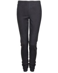 Day Birger et Mikkelsen | Gray Lamb Suede Leggings | Lyst