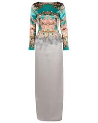 Mary Katrantzou | Multicolor Long Snuffbox Dress | Lyst