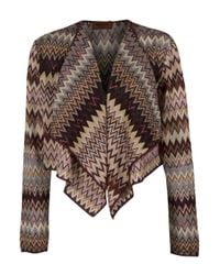 Missoni | Multicolor Fringed Metallic Crochet-knit Wrap | Lyst