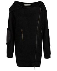 Preen By Thornton Bregazzi | Black Angora Karin Cardigan | Lyst
