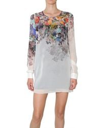 Jonathan Saunders | Multicolor Floral Chiffon Blouse | Lyst