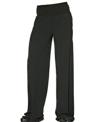 Rick Owens | Black Crepe Palazzo Pants | Lyst
