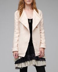 Free People | Natural Knit Wool Jacket | Lyst