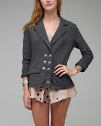 Tulle | Gray Military Blazer | Lyst