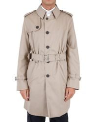 Aquascutum | Natural Gabardine Trench Coat for Men | Lyst