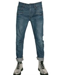 Balmain | Blue Slim Fit Cropped Denim Selvage Jeans for Men | Lyst
