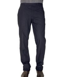 CoSTUME NATIONAL | Blue Light Poplin Trousers for Men | Lyst
