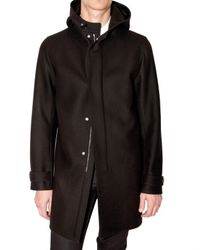 Dior Homme | Black Broadcloth Coat for Men | Lyst