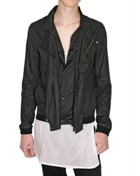 Dior Homme | Black Parachute Cotton Jacket for Men | Lyst
