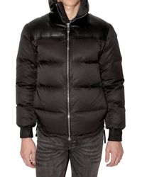 Dior Homme | Black Zipped Calf Collar Nylon Sport Jacket for Men | Lyst