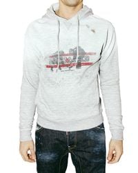 DSquared² | White Destroyed Fleece M. Fuckers Sweatshirt for Men | Lyst