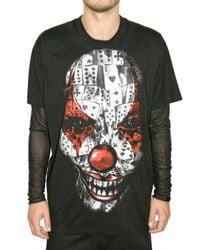 Givenchy | Black Clown Printed Poplin Shirt for Men | Lyst