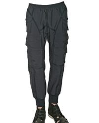 Neil Barrett | Blue Light Twill Cargo Trousers for Men | Lyst
