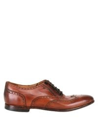 Preventi | Brown Brogue Lace-up Shoes for Men | Lyst
