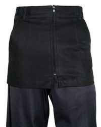 Raf Simons | Blue Light Cotton Gabardine Skirt for Men | Lyst