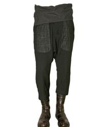 Rick Owens | Black Wool Gauze Trousers for Men | Lyst