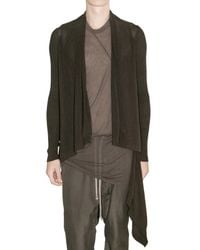 Rick Owens | Green Sheer Nylon Blend Knit Sweater for Men | Lyst