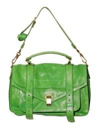 Proenza Schouler | Green Ps1 Medium Lux Lamb Shoulder Bag | Lyst