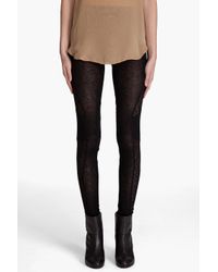 Helmut Lang | Black Method-print Satin Trousers | Lyst