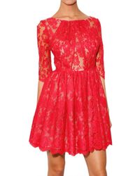 Erdem | Pink Anneli Printed Silk Dress | Lyst