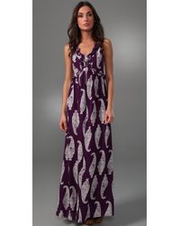 Tory Burch | Purple Petula Silk-georgette Maxi Dress | Lyst