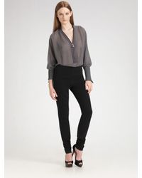 Akris | Black High-waist Pants | Lyst
